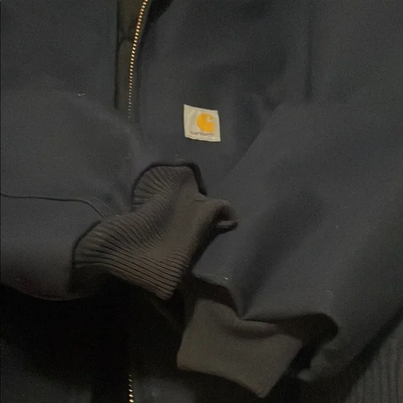 Carhartt NAVY BLUE Performance Jacket with Hood and Durable Fabric